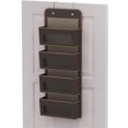 thumbnail image 1 of Organizador para colgar sobre la puerta con 4 bolsillos transparentes para ventana Almacenamiento montado en la pared con ganchos para organizar los baños del dormitorio Sincero Electrónica, 1 of 5