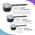 thumbnail image 4 of Let it Sprinkle - 8 Oz Resealable Bag - Winter and Christmas Themed Sprinkle Mix - Features Teal, Purple, and White Jimmies, Teal Pearls, and White Snowflake Quins - Cake and Ice Cream Sprinkles, 4 of 6