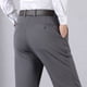 thumbnail image 5 of Pantalones de traje de hombre con cremallera y bolsillo, rectos, de tubo, de color liso, de poliéster, 5 of 9