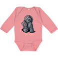 thumbnail image 3 of Inktastic Curious Black Doodle Boys or Girls Long Sleeve Baby Bodysuit, 3 of 5