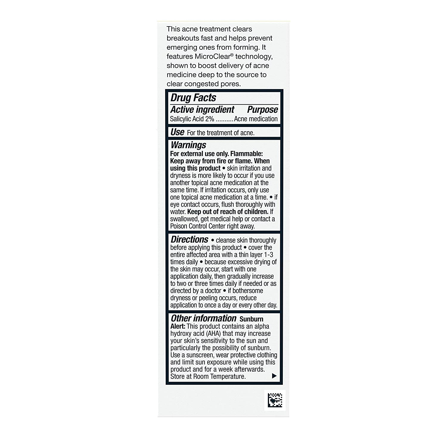 Neutrogena Rapid Clear Acne Eliminating Spot Gel 0.50 oz (Pack of 2)