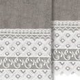 thumbnail image 2 of Linum Home Textiles 100% Turkish Cotton Aiden 2PC White Lace Embellished Hand Towel Set, 2 of 2