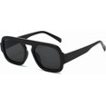 thumbnail image 1 of WWS-Retro Square Flat Top Aviator Sunglasses for Women Men, 1 of 4