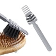 thumbnail image 2 of 2-in-1 Hair Brush Cleaner & Remover Tool, 6.7" Cleaning Brush for Removing Hair and Dust, Effective Hairbrush Cleaner, Double-Sided Hair Brush Remover Rake for Man Woman , Suitable for Home, Salon, 2 of 9