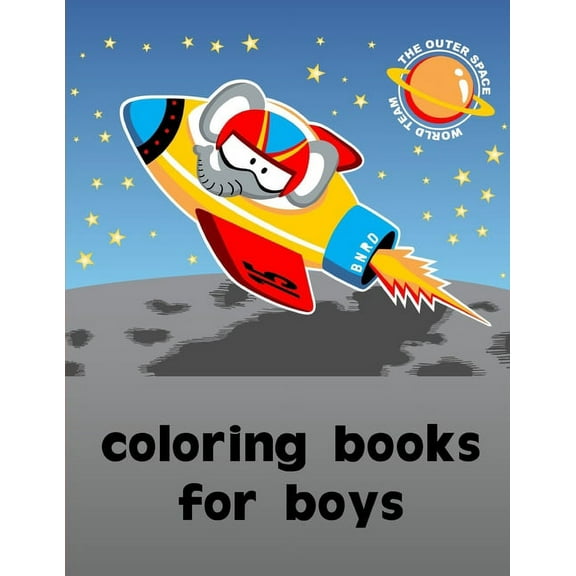 Animals Art Drawing: Coloring Books For Boys: Beautiful and Stress Relieving Unique Design for Baby and Toddlers learning (Paperback)