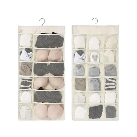 Trump 2024 HQ Closet Hanging Organizer And Rotating Metal Hangers Cloth Space Saving Bag Double Sided Hanging Organizer For Underwear Underwear Bras And Box Plastic