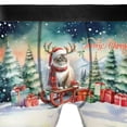 thumbnail image 4 of Merry Christmas Santa Reindeer Antlers Ragdoll Sleigh Xmas Winter Holiday All Over Print Boxer Briefs Underwear for Men Dad Cat Lover Kitten Owner Gifts Idea - 00023, 4 of 6