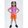 thumbnail image 2 of Nickelodeon Boots Dora the Explorer Isa the Iguana Cosplay T-Shirt and French Terry Shorts Outfit Set Toddler to Little Kid, 2 of 5