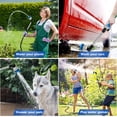 thumbnail image 5 of Restmo Metal Watering Wand, Heavy Duty Garden Hose Wand with 180° Swivel Ratcheting Head, 16'' Hose Nozzle Sprayer with 7 Spray Patterns and Flow Control, for Water Hanging Baskets and Shrubs, Blue, 5 of 7