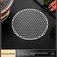 thumbnail image 2 of ziyahi Stainless Steel Round Grill Net BBQ Mat For BBQ Lovers Barbecue Rack Round BBQ Grill Mesh Grill Rack 26cm, 2 of 6