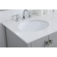 thumbnail image 5 of Elegant Decor Irene 32" Solid Wood and Stone Single Bathroom Vanity in Gray, 5 of 8