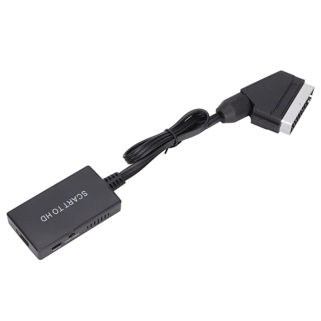 Sonew Audio Adapter,Video Converter Adapter,Scart To HD Multimedia Interface Converter Video Audio Converter Adapter With Cord For DVD Set Top Box