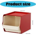 thumbnail image 5 of Stackable Snacks Storage Box Slanted Front Designs Wall Mountable PP Materials, 5 of 12
