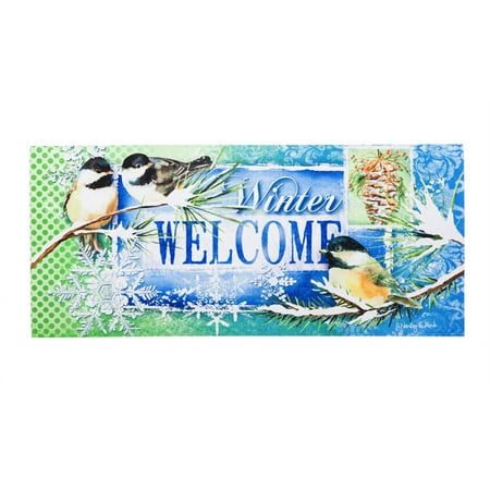 Winter Welcome Sassafras Switch Mat Walmart Com