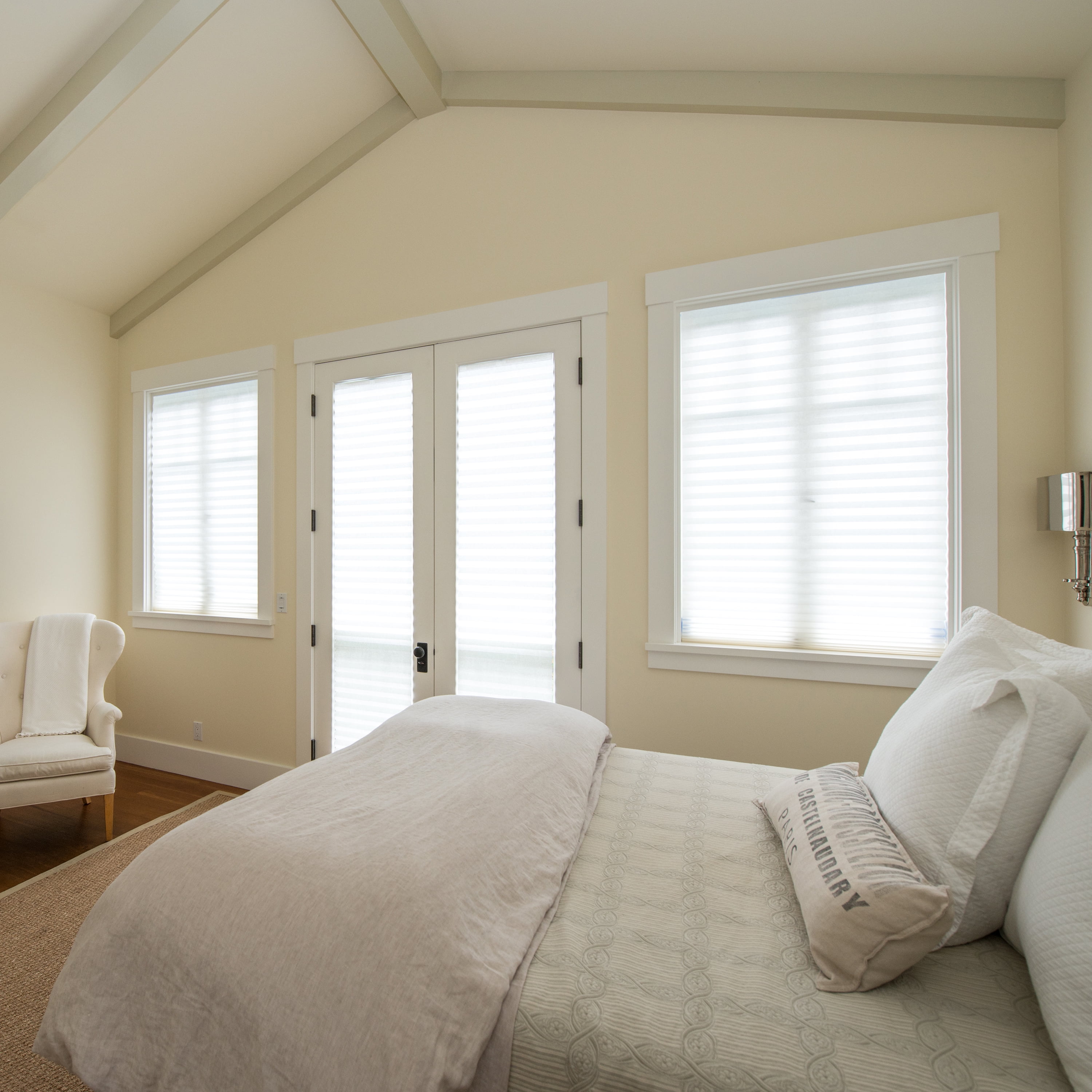 (2 pack) Redi Shade No Tools Original Light Filtering Pleated Paper Shade White, 36 in x 72 in