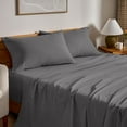 thumbnail image 1 of Flannel Sheet Set  Cotton  Velvety Soft Heavyweight - Double Brushed Flannel - Deep Pocket (Queen  Grey), 1 of 9