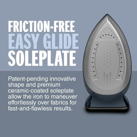 Conair - GlideLite Iron with One-Temp Technology - Blue