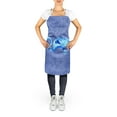 thumbnail image 2 of Carolines Treasures 8873APRON Flamingo On Slate Blue Apron Large multicolor, 2 of 4