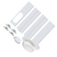 thumbnail image 1 of Kearding 1 Set Air Conditioner Window Kit Baffle Connector Hose Plate Adaptor Slide Wind Accessories Conditioning AC Exhaust Electrodomésticos Kearding HA036604-00, 1 of 5