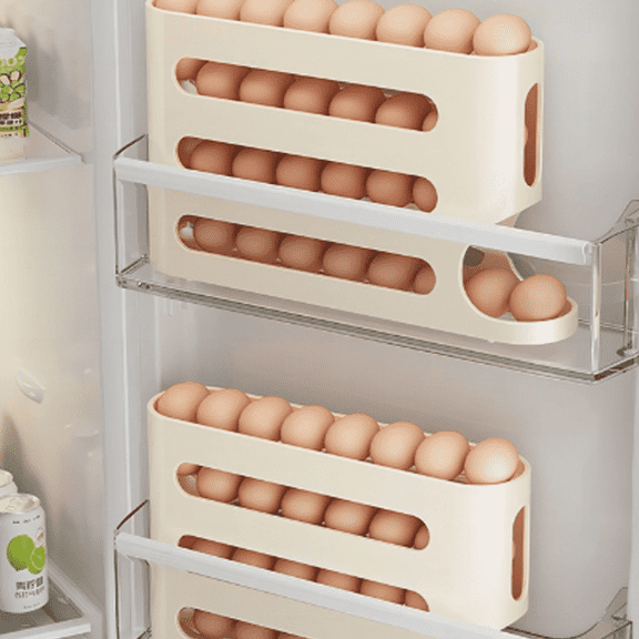 FACEGA Egg Holder Easy to Clean Fridge Organizer Multi-Layer Design Egg Container for Refrigerator,Style 5