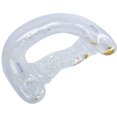 thumbnail image 3 of Colchón inflable duradero para piscina, colchón flotante, juguete acuático de verano con lentejuelas doradas., 3 of 13