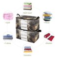 thumbnail image 5 of WOBOGO Satoru Gojo Clothes Storage 2Pack Foldable Thick Fabric Blanket Organizer Bag with Handle 24.8×16.93×16.17in, 5 of 7