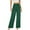 Green, variant on Yteetum Womens Dress Pants Suit Pants Commuter High Waist Draped Straight Leg Wide Leg Casual Suit Long Business Pants