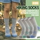 thumbnail image 2 of Calcetines de senderismo Sandsuced de lana merino para niños de 8 a 12 años, 4 pares, 2 of 7