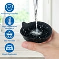 thumbnail image 6 of NUAHRHY 4pcs Silicone Cup Coasters Auto Cup Holders Universal Car Waterproof Non-Slip Sift-Proof Spill Holder Car Interior Accessories (Black), 6 of 12