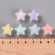 thumbnail image 4 of Transparent Acrylic Beads Frosted Bead in Bead Star Mixed Color 14x15x8.5mm Hole: 2mm about 518pcs/500g, 4 of 6