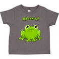 thumbnail image 3 of Inktastic Kisses? - Cute Frog Boys or Girls Toddler T-Shirt, 3 of 5