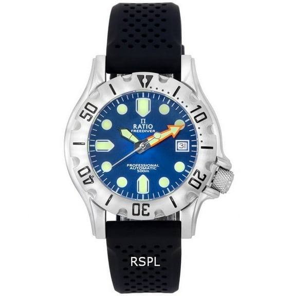 Ratio FreeDiver Professional Sapphire Blue Sunray Dial Automatic RTF013 500M Men's Watch