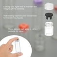 thumbnail image 4 of Uxcell 10Pcs Clear Glass Sample Vials, Small Liquid Bottles Black 3ml, 4 of 7