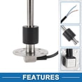 thumbnail image 4 of Unique Bargains Fuel Sending Unit and Gauge Kit 460mm Length Boat Fuel Sending Unit Marine Fuel Sender Unit Metal Black 1 Set 240-33 Ohm, 4 of 6