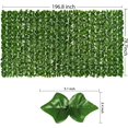 thumbnail image 5 of DearHouse Artificial Ivy Privacy Fence Wall Screen, 59x236.2inch Artificial Hedges Fence and Faux Ivy Vine Leaf Decoration for Outdoor Garden Decor, 5 of 9
