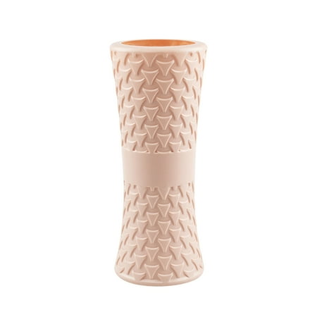 Jubipavy Flower Vase Plastic Imitation Glazed Vase Living Room Flower Arrangement TV Cabinet Decoration Dried Flower Decoration Flower Pot Flower Utensil