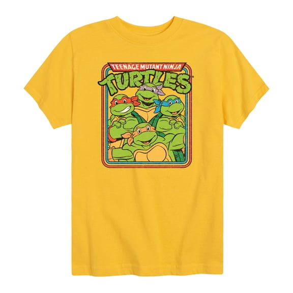 Teenage Mutant Ninja Turtles - Retro Group - Toddler Boys Short Sleeve Graphic T-Shirt