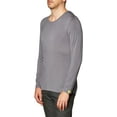 thumbnail image 3 of Wink Layers Women's Long Sleeve Silky Tee, Pewter, 2X Womens, 3 of 5