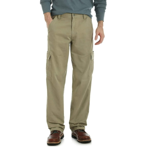 Wrangler Authentics Men's Twill Relaxed Fit Cargo Pant