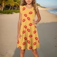 thumbnail image 2 of SWSTBBY Kids Summer Dress,Dress for Girls,Toddler Girls Dress Summer Ruffle Sleeve Sundress Outfit for Kids 4-14T, 2 of 5
