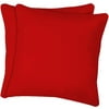 Mainstays Solid Pillow, Racer Red 2-pack