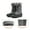 GREY, variant on DREAM PAIRS Women Winter Mid Calf insulation Waterproof Faux Fur Snow Boots Grey Size 5