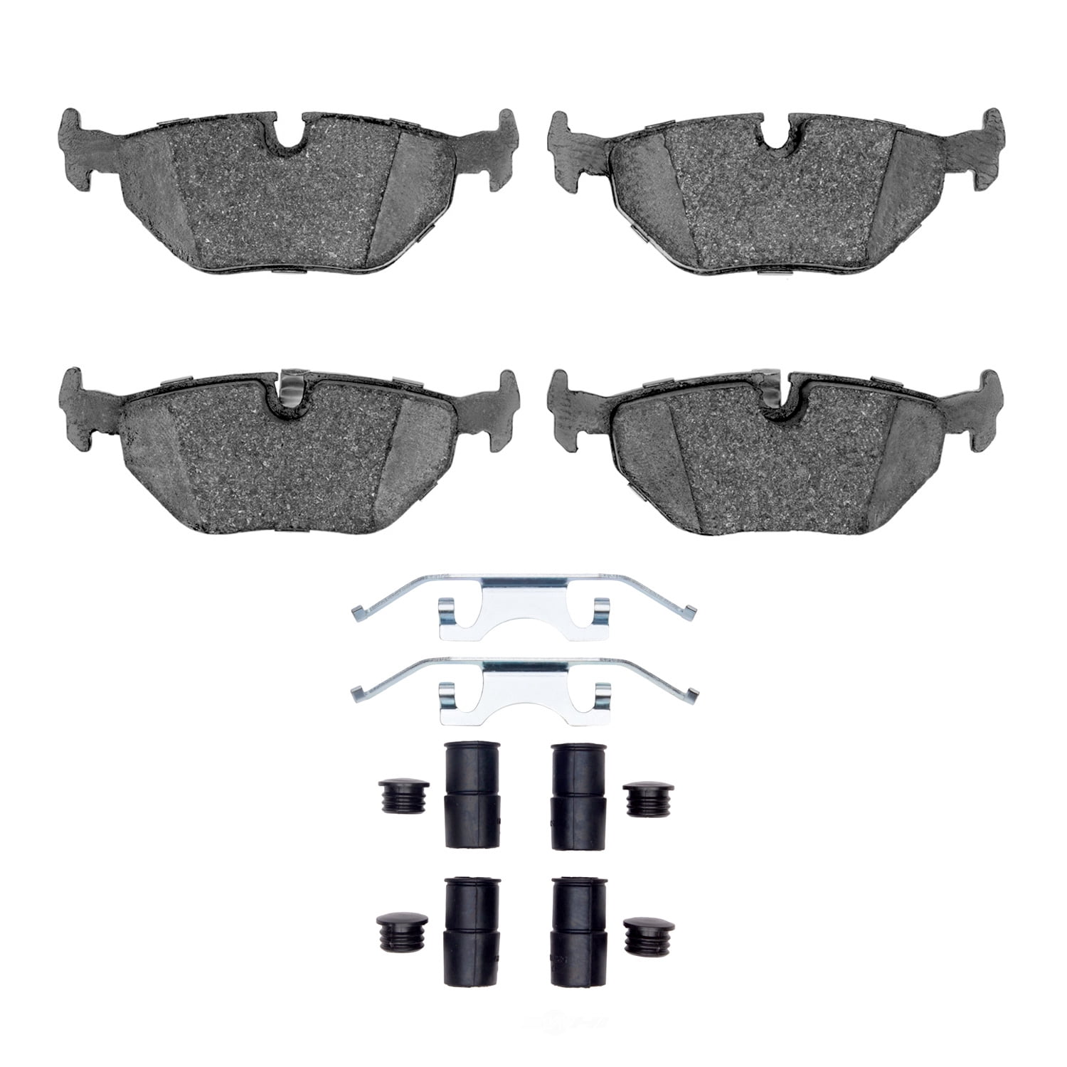 Dynamic Friction Company 1600-0692-12 DFC EURO 5000 Ceramic Brake Pads and Hardware Kit
