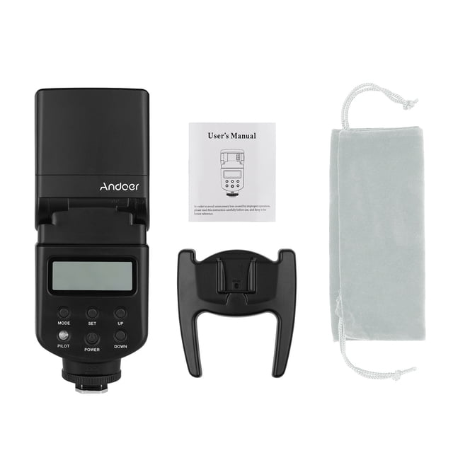 Flash Andoer Flash Universal Speedlite LED LED LED LED Flash en Cámara CON Reemplazo de Soporte para Cámaras DSLR