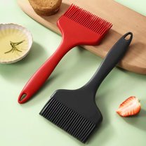 2Pcs Silicone Pastry Brush - Heat Resistant Extra Wide Basting Brush - Dishwasher Safe Oil Brush for Cooking, Baking, Grilling, and Spreading Oil, Butter, BBQ Sauce or Marinade