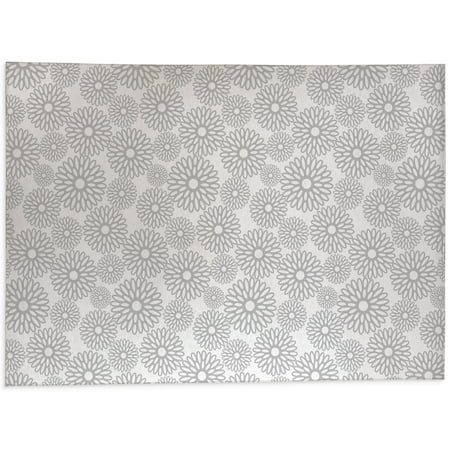 

Flower Power Grey Kitchen Mat by Kavka Designs