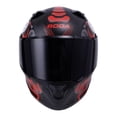 thumbnail image 3 of Casco Roda Rush Negro Rojo Mate Color Bones Mica Humo Abatible Svs multicolor S, 3 of 6