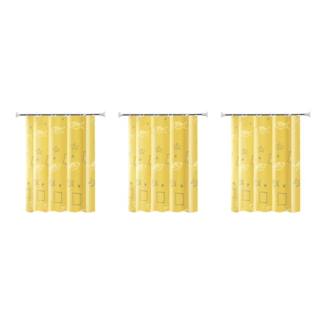 Billuyoard Cortinas gruesas para baño, impermeables y cálidas, antitranslucidus, mano de obra delicada, poliéster de alta densidad 180W-200H Type1 NO1