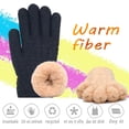 thumbnail image 7 of Winter Gloves for Boys Girls - Kids Warm Knit Thermal Cable Knitted Gloves Wool Fleece Lined Mittens for Cold Weather, 7 of 7