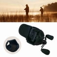 thumbnail image 1 of Fishing Reel Bag, Breathable Baitcasting Reel Protector Case with Mesh Panel, 1 of 7